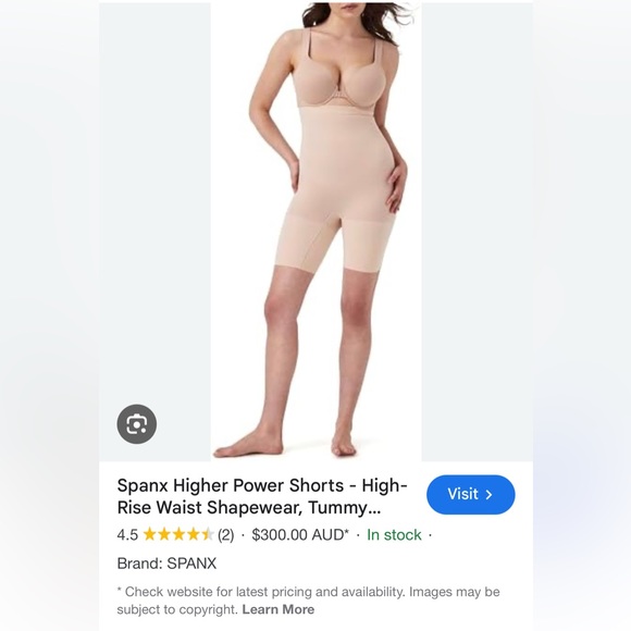 New Spanx Higher Power Shorts - High-Rise Waist Shapewear Sz XL - Picture 7 of 7